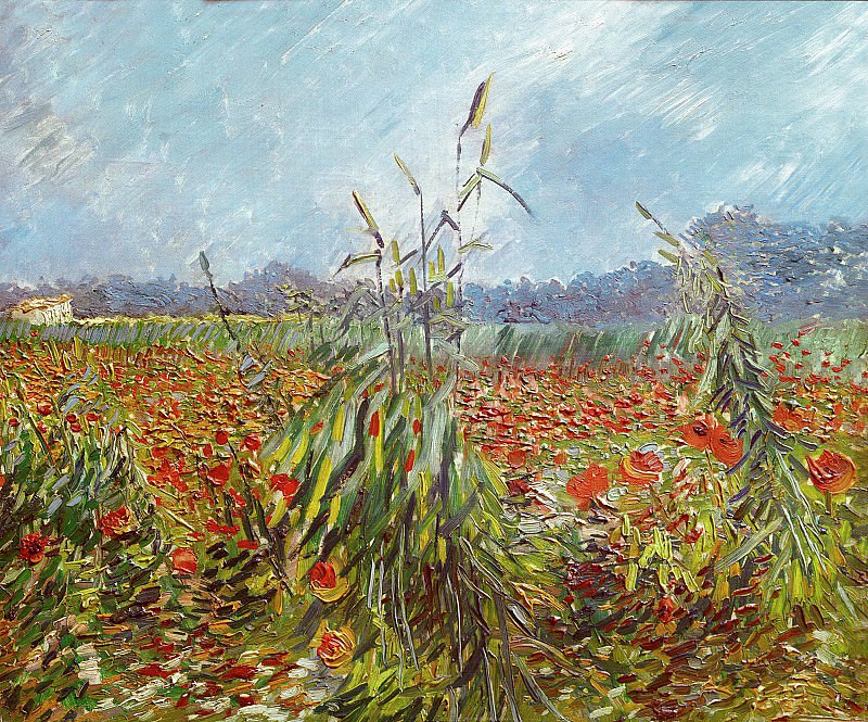 Зеленые пшеничные колосья, Винсент Ван Гог