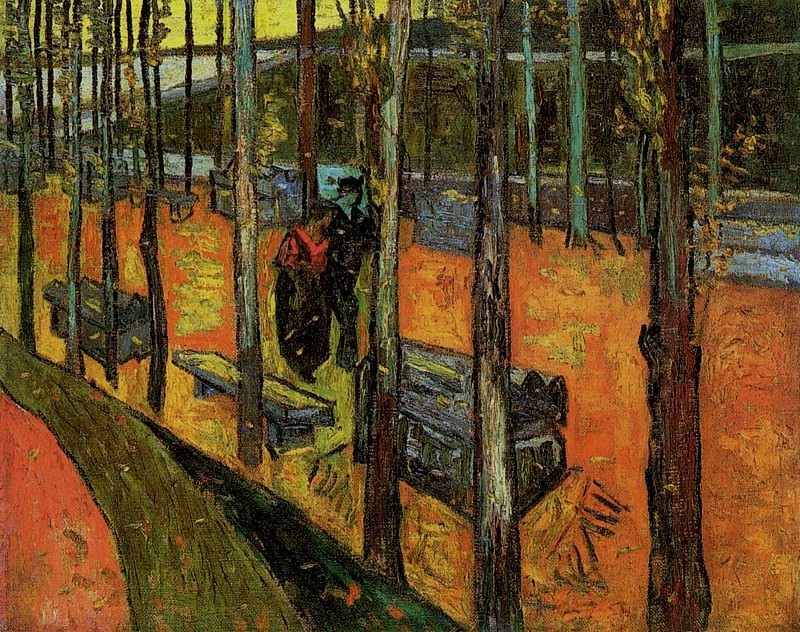 Les Alyscamps. Vincent van Gogh