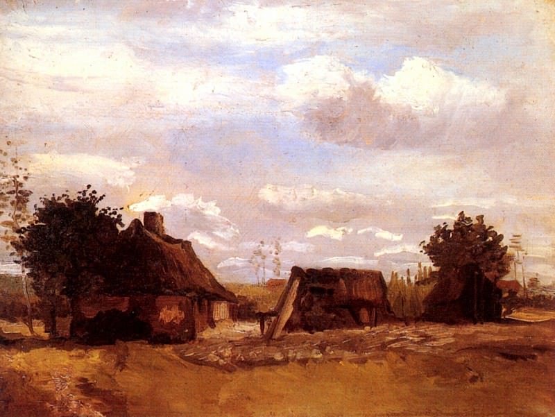 Cottage. Vincent van Gogh