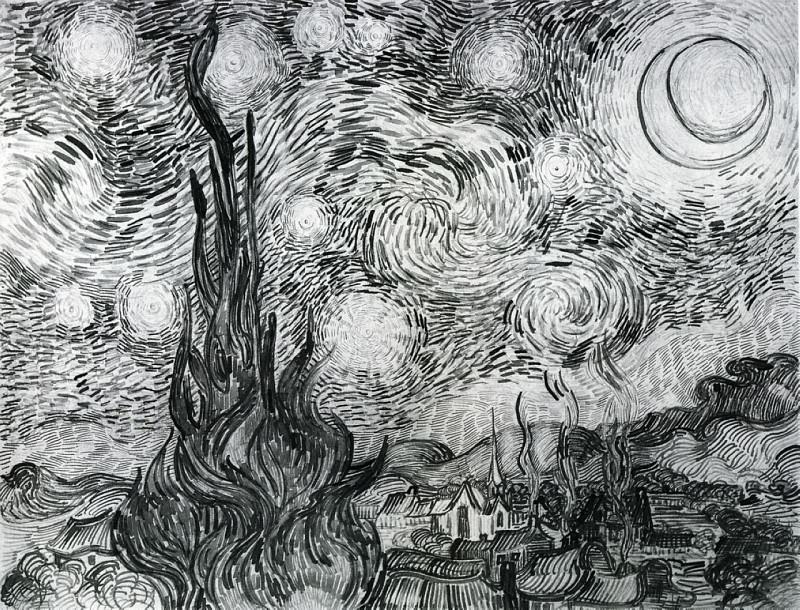 Starry Night. Vincent van Gogh