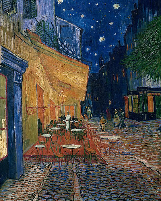 Cafe Terrace in Arles at Night. Vincent van Gogh