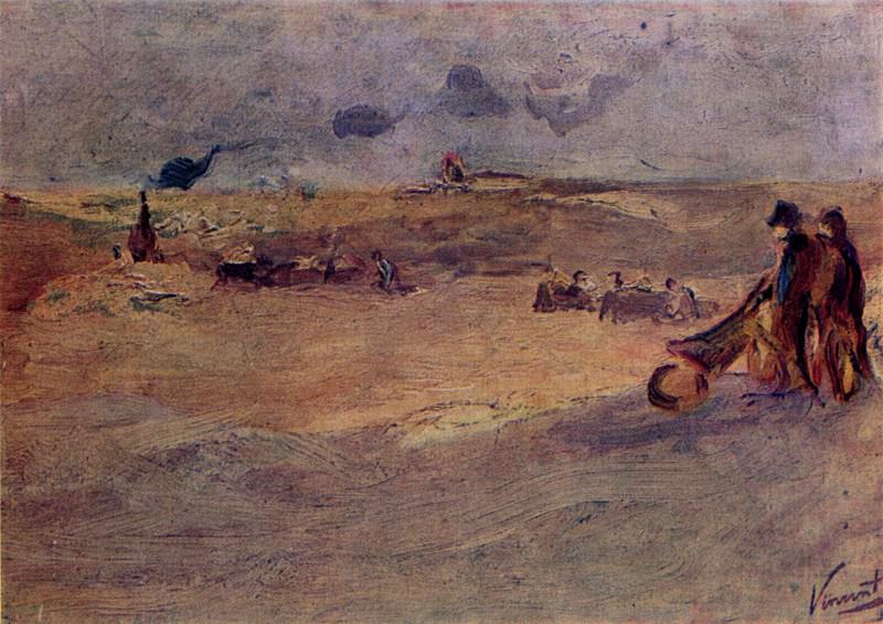 Dunes with Figures. Vincent van Gogh