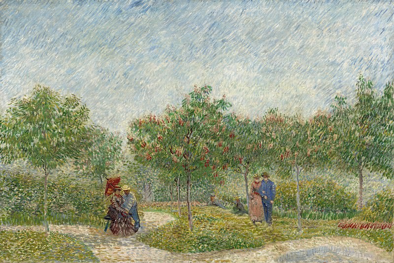 The Voyer dArgenson Park in Asnieres. Vincent van Gogh
