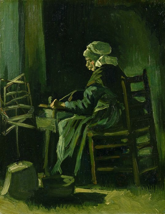 Woman Winding Yarn. Vincent van Gogh