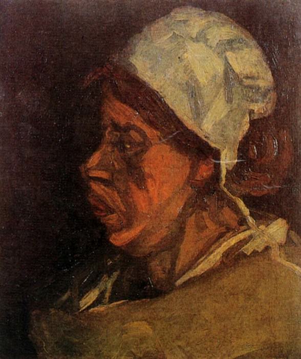 Голова крестьянки в белом черепце, Винсент Ван Гог