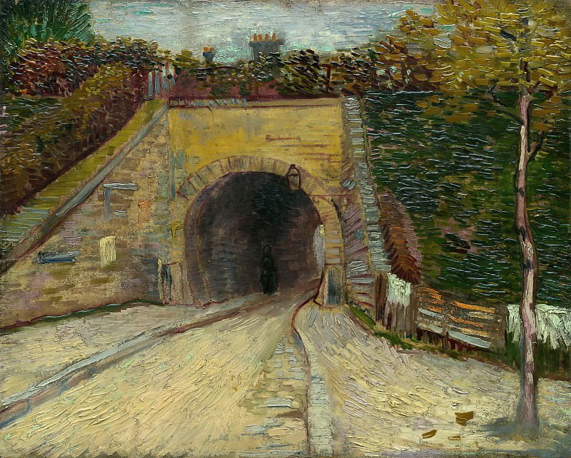 Roadway with Underpass. Vincent van Gogh