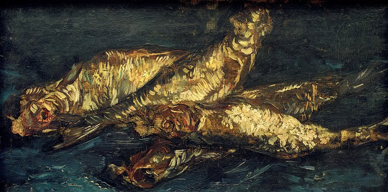 Натюрморт с копченой рыбой, Винсент Ван Гог