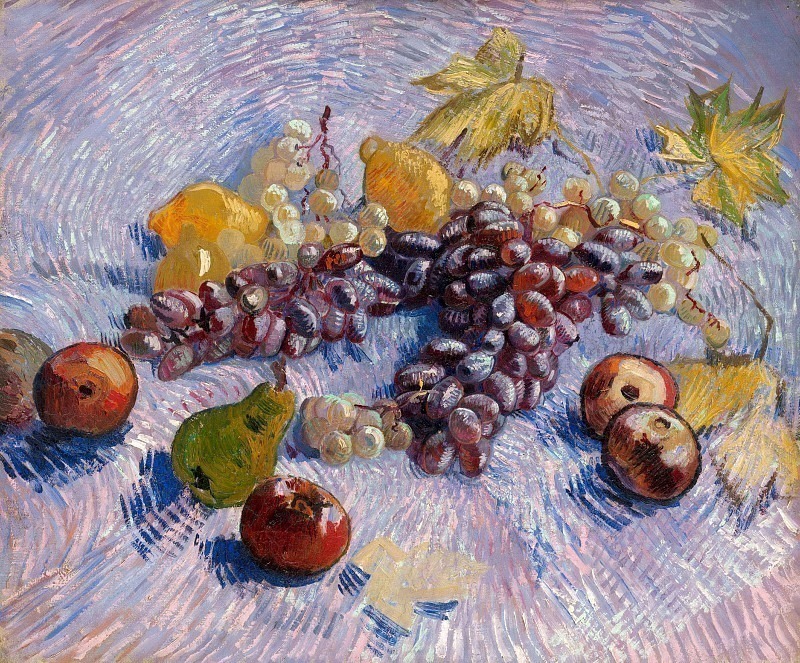 Grapes, Lemons, Pears, and Apples. Vincent van Gogh