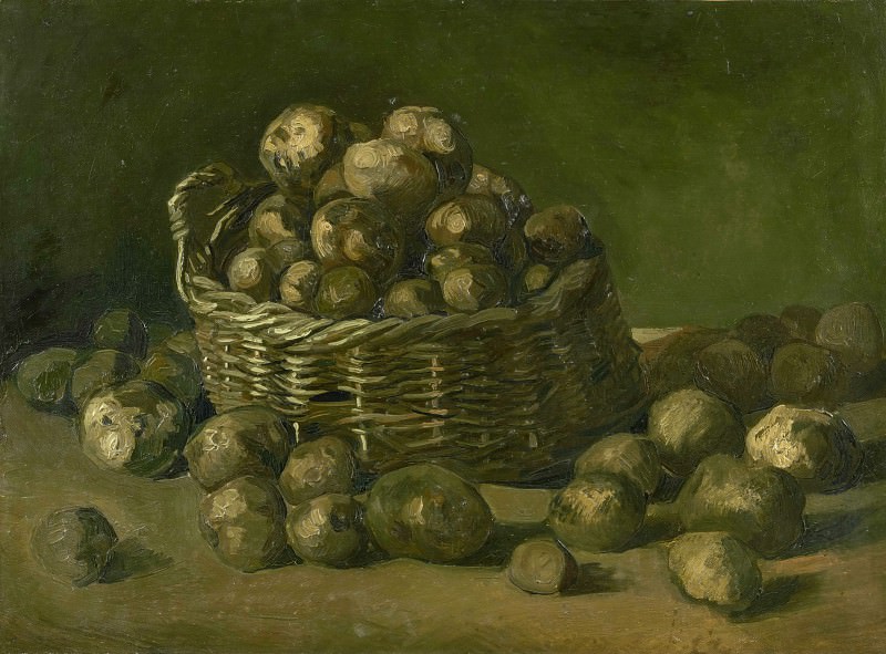 Basket of Potatoes. Vincent van Gogh