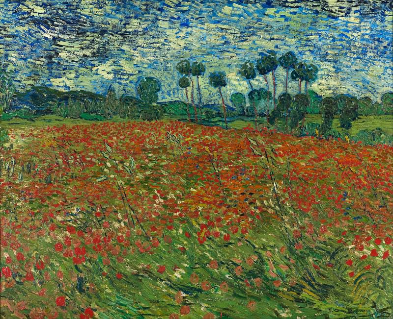 Field with Poppies. Vincent van Gogh
