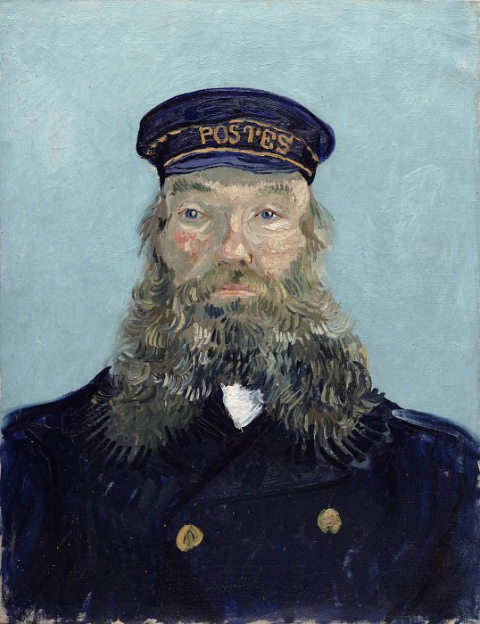Portrait of the Postman Joseph Roulin. Vincent van Gogh