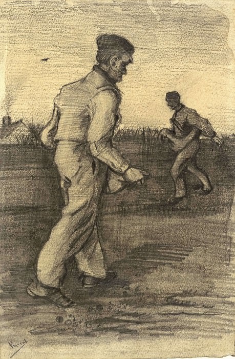 Two Sowers. Vincent van Gogh