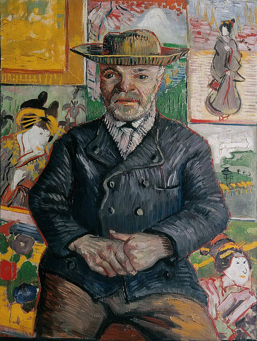 Portrait of Pere Tanguy. Vincent van Gogh
