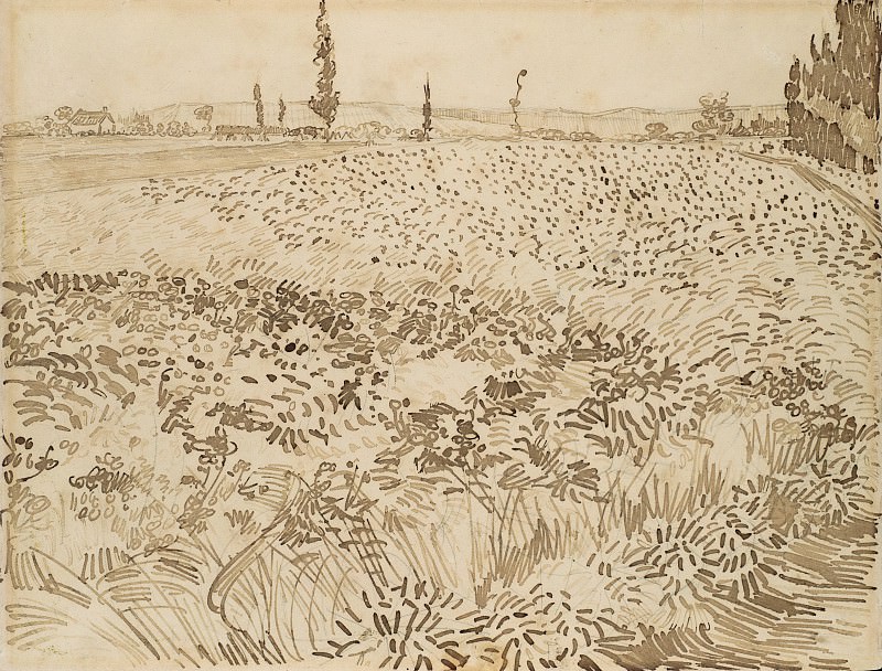 Wheat Field. Vincent van Gogh