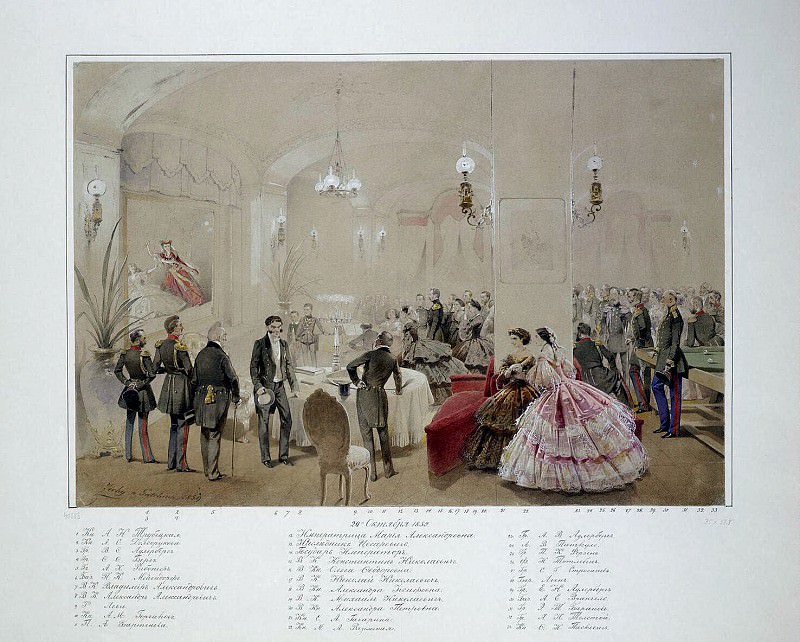Зичи, Михай - Александр II с придворными в Арсенальном зале Гатчинского дворца. Эрмитаж ~ часть 5