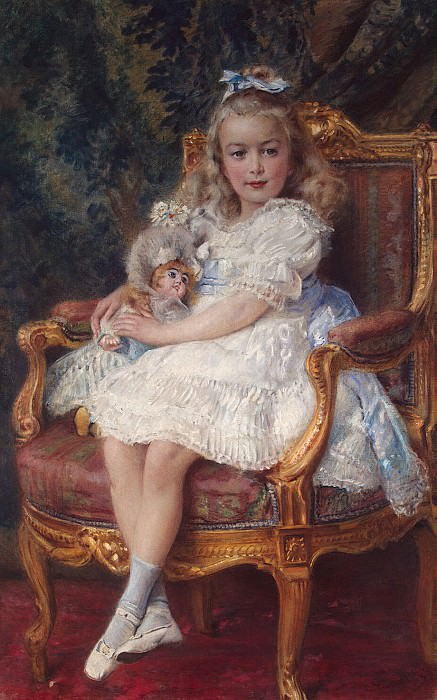 Makovsky, Konstantin Zhukovsky - Portrait of Grand Duchess Maria Nikolaevna. Hermitage ~ part 07