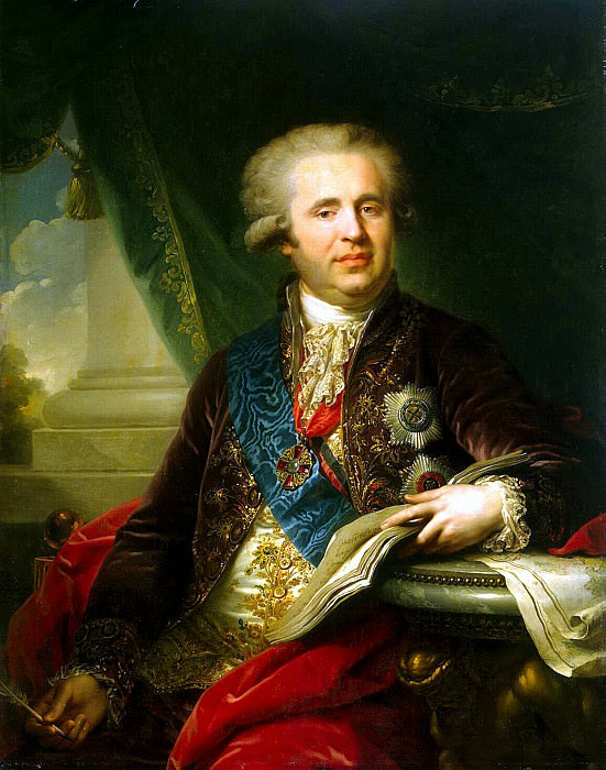 Lampi, Johann Baptist Elder - Portrait of Prince Bezborodko. Hermitage ~ part 07