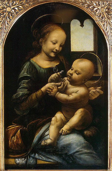 Leonardo da Vinci - Madonna with Child (2). Hermitage ~ part 07