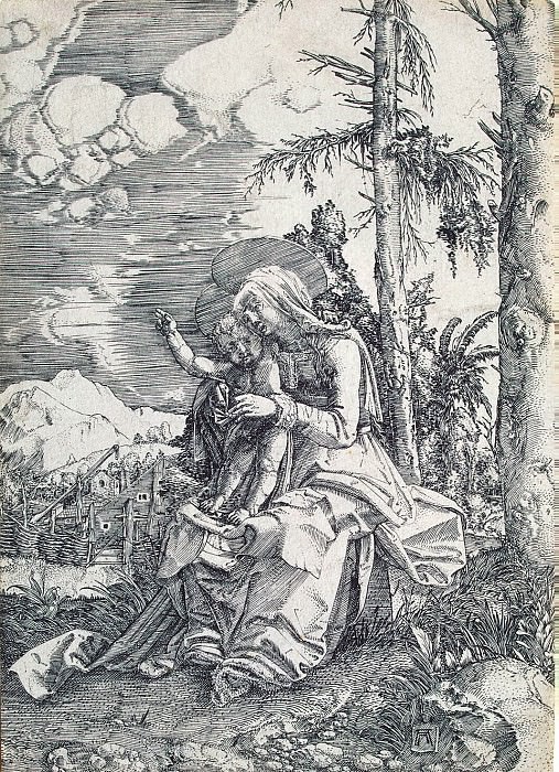 Альтдорфер, Альтбрехт - Мария с благословляющим младенцем. Эрмитаж ~ часть 1