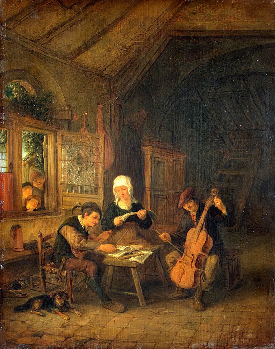 Ostade, Adriaen van - Village Musicians. Hermitage ~ part 09