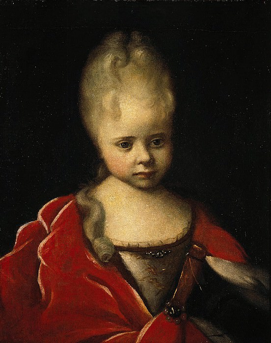 Nikitin, Ivan Nikitich - Portrait of Elizabeths baby. Hermitage ~ part 09