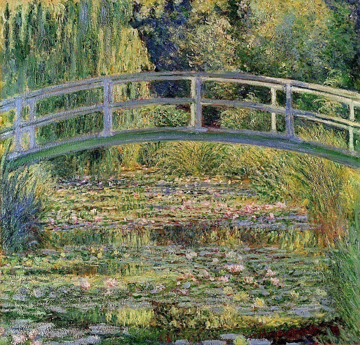 The Japanese Bridge (The Water-Lily Pond). Claude Oscar Monet
