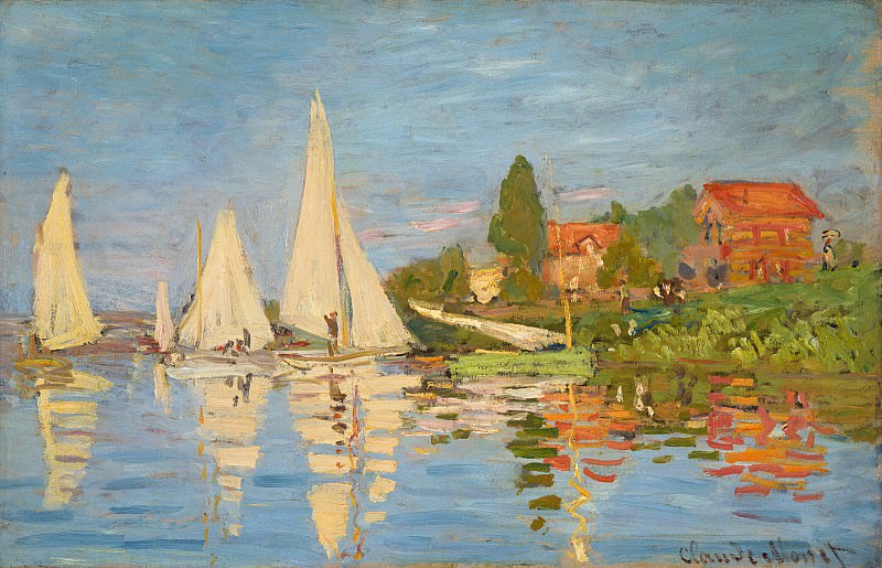 Regatta at Argenteuil. Claude Oscar Monet