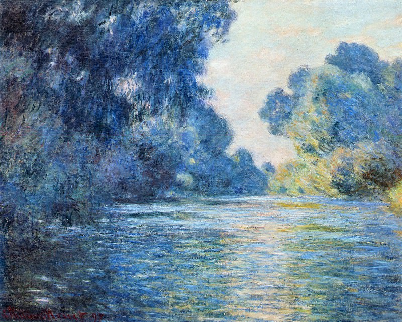 Morning on the Seine at Giverny 02. Claude Oscar Monet