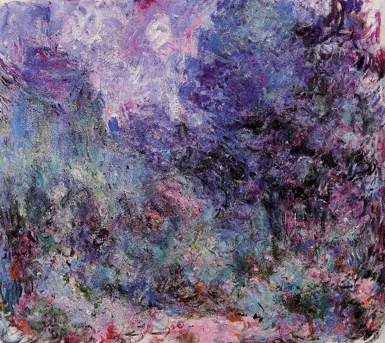 The House Seen from the Rose Garden 3. Claude Oscar Monet