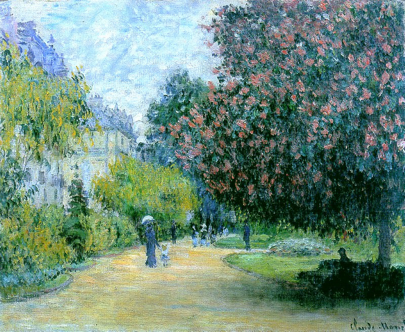 Parc Monceau. Claude Oscar Monet