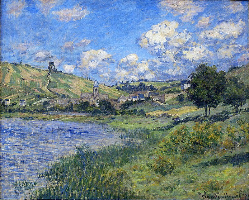 Vetheuil, Paysage. Claude Oscar Monet