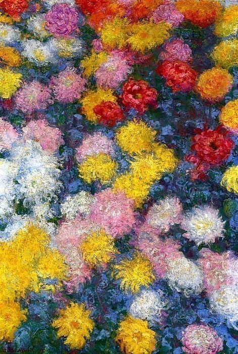 Chrysanthemums. Claude Oscar Monet