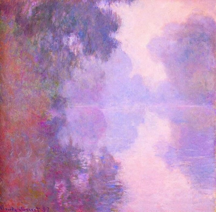 Misty Morning on the Seine. Claude Oscar Monet