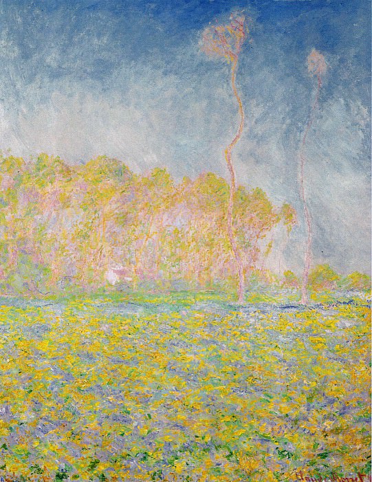 Springtime Landscape. Claude Oscar Monet
