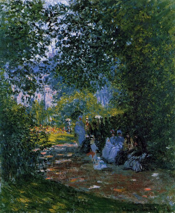 Parc Monceau 3. Claude Oscar Monet