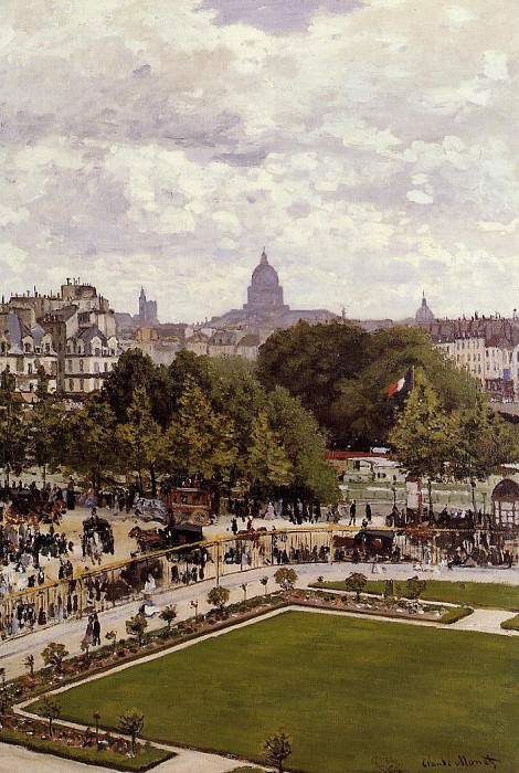 Garden of the Princess. Claude Oscar Monet