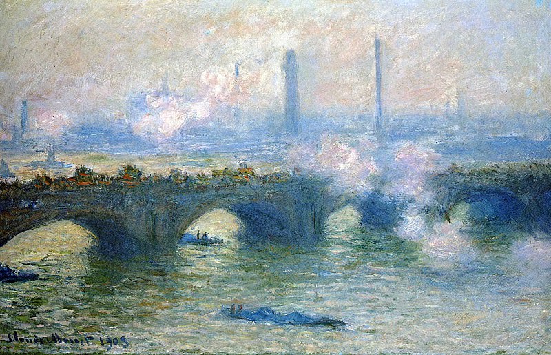 Waterloo Bridge, London. Claude Oscar Monet