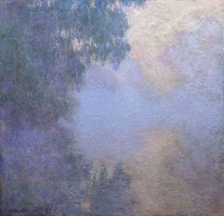 Branch of the Seine near Giverny (Mist), from the series ”Mornings on the Seine”. Claude Oscar Monet