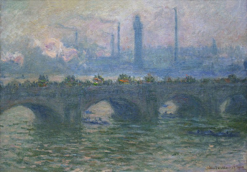 Waterloo Bridge. Claude Oscar Monet