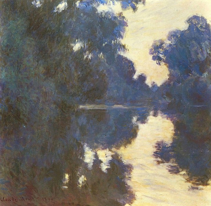 Morning on the Seine. Claude Oscar Monet