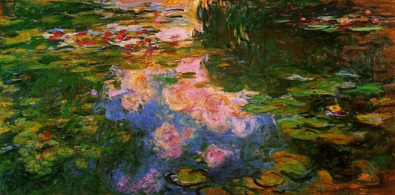 Пруд с водяными лилиями, 1917-19 03, Клод Оскар Моне