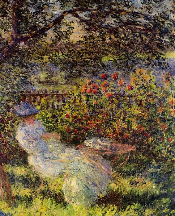 Alice Hoschede in the Garden. Claude Oscar Monet