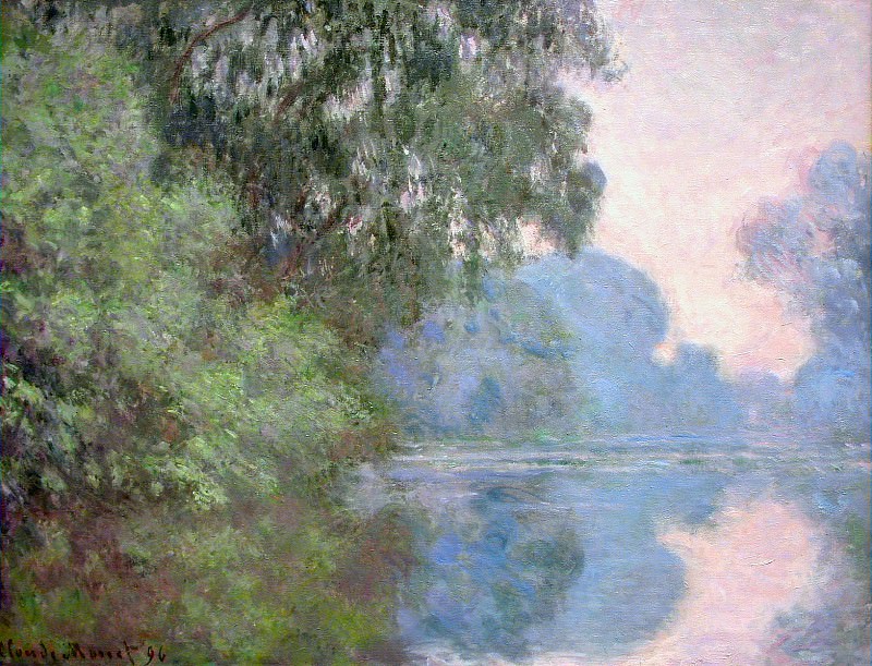 Morning on the Seine near Giverny. Claude Oscar Monet