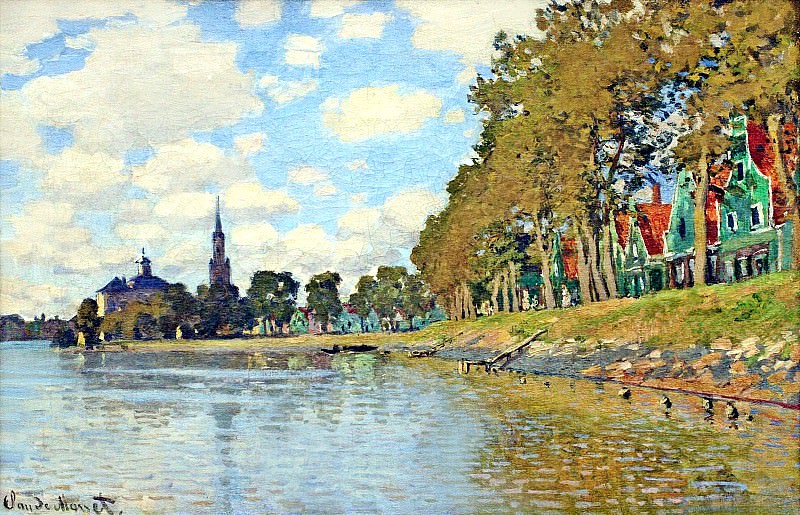 Zaandam. Claude Oscar Monet