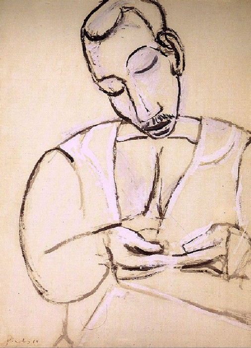 1907 Marin roulant une cigarette. Pablo Picasso (1881-1973) Period of creation: 1889-1907