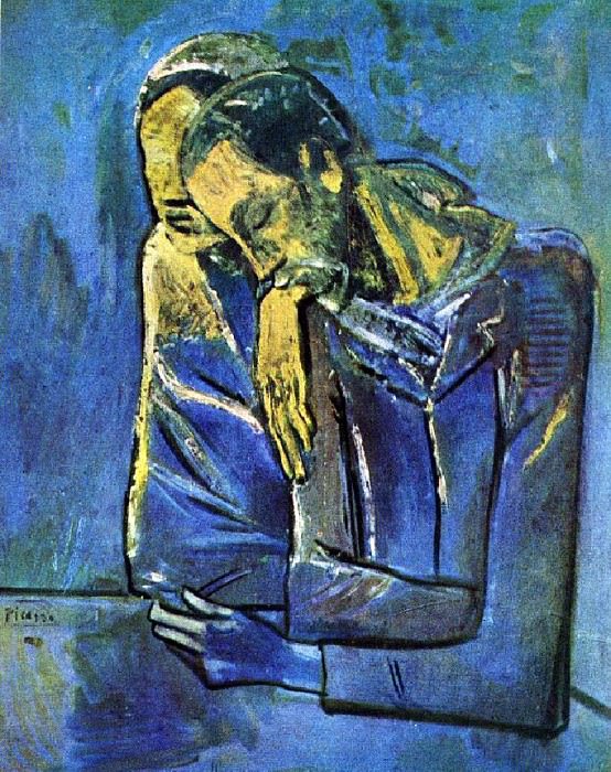 1904 Deux personnages. Пабло Пикассо (1881-1973) Период: 1889-1907