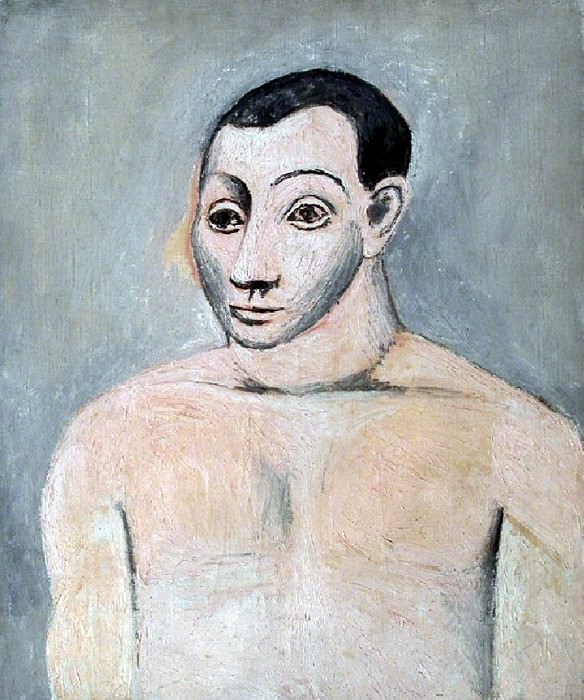 1906 Buste dhomme. Pablo Picasso (1881-1973) Period of creation: 1889-1907