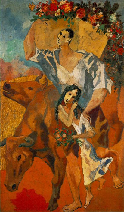1906 Les paysans2. Pablo Picasso (1881-1973) Period of creation: 1889-1907