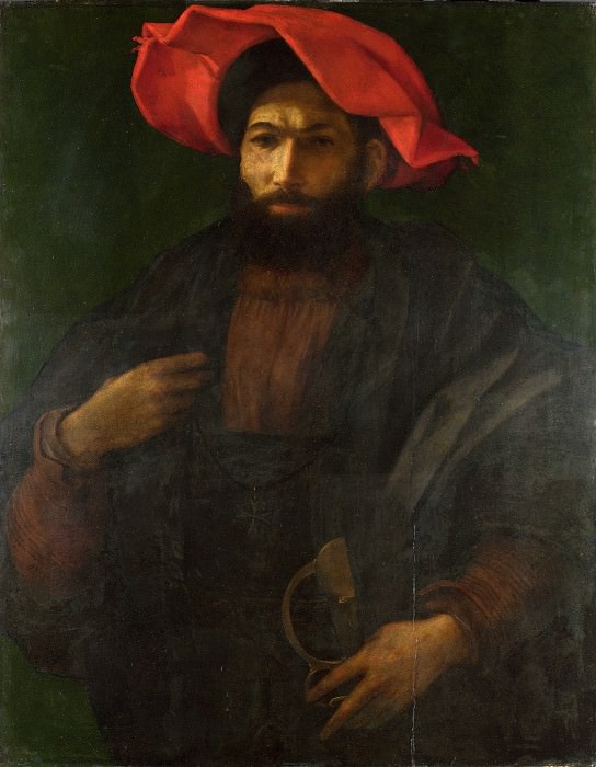 Polidoro da Caravaggio - A Knight of Saint John. Part 6 National Gallery UK