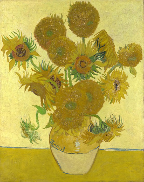 Vincent van Gogh - Sunflowers. Part 6 National Gallery UK